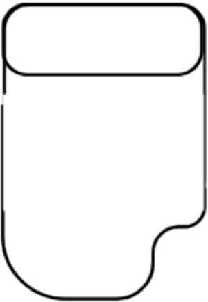 LABEL51 Bank Luzaro - Naturel - Stof - 1,5-Zits Ottomane Links VS