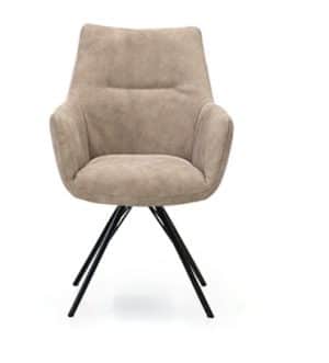 Eetkamerstoel Arevla met een draaipoot.