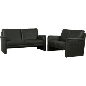 ACTIE! Bankstel Dex 2,5-2 zits stof G-Bull 67 (antraciet)