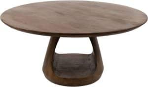 Bremen salontafel Ø90, H40, Mango Matt Walnut