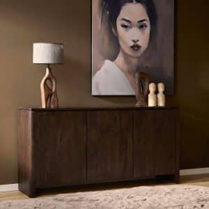 Dressoir Dallas Bruin Mangohout 165 cm