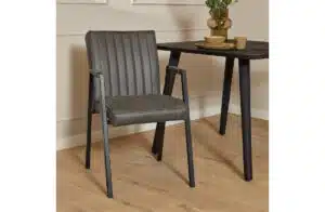 Eetkamerstoel Tivoli met armleuning | Bull Antraciet 67