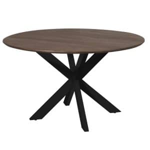 Eettafel Madison Brown | 110 cm | Poot Black