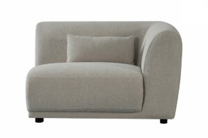 LABEL51 Bank Volano - Naturel - Stof - 1,5-Zits Arm Rechts VS