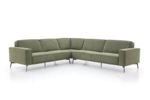 Hoekbank Sandra met naad en met armen