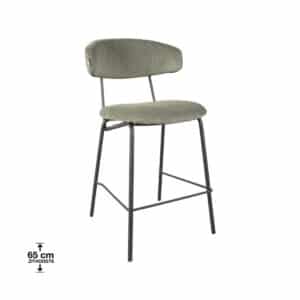 LABEL51 Barkruk Zack - Forest - Ribcord - Zithoogte 65