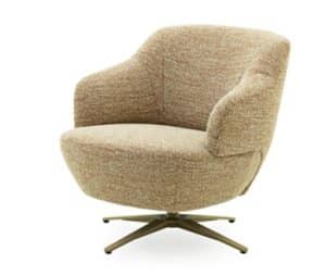 Lucio fauteuil met draaipoot