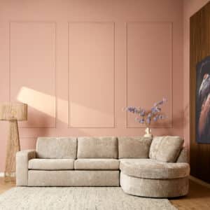 MySofa Alma Beige. 2,5 zits + Divan Rechts