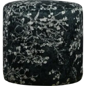 Poef Renate ø 50 cm stof: ice velvet-18092-9999