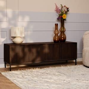 Tv meubel Madison Bruin Mangohout 165 cm