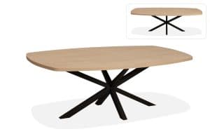 Uitschuiftafel Lamulux. leverbaar in 5 verschillende afmetingen en 20 kleuren.