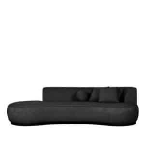 LABEL51 Bank Salo - Antraciet - Boucle - 3-Zits