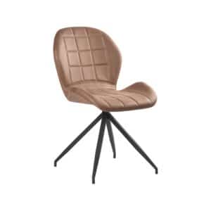 LABEL51 Eetkamerstoel Ferm - Stone - Microfiber