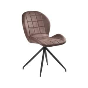 LABEL51 Eetkamerstoel Ferm - Truffel grijs - Stof