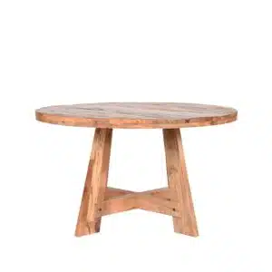 LABEL51 Eetkamertafel Friends - Rough - Mangohout - Rond - 130 cm