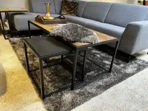 Hoogpolig vloerkleden met antislip.