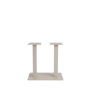 LABEL51 Eetkamertafel Tafelpoot Dubbel - Taupe - Metaal - 72 cm