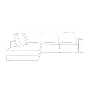 LABEL51 Hoekbank Valero - Royal Boucle Forest 356 - Boucle - Hoekbank Links