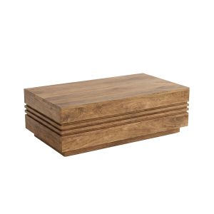 LABEL51 Salontafel Notch - Nature Smooth - Mangohout - 110 cm