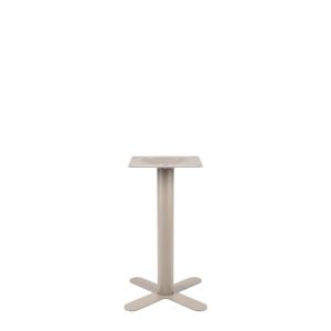 LABEL51 Eetkamertafel X-Poot - Taupe - Metaal - X-Poot 50x50 cm