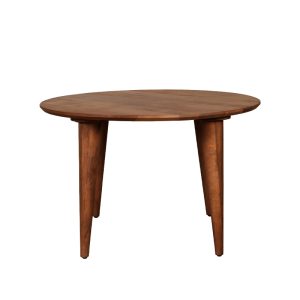 LABEL51 Eetkamertafel Fly - Espresso - Mangohout - 120 cm - Rond