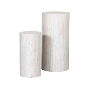 LABEL51 Sidetable Socle - Travertin - Travertin