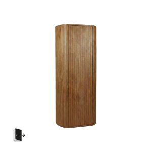 LABEL51 Bergkasten Miya - Natural - Mangohout - 140 cm - Rechts