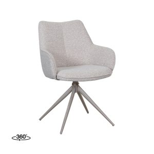 LABEL51 Eetkamerstoel Sawa - Naturel - Boucle