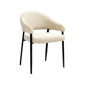 LABEL51 Eetkamerstoel Sora - Naturel - Boucle