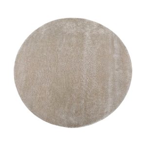 LABEL51 Vloerkleden Mila - Taupe - Polyester - 150x150 cm - Rond