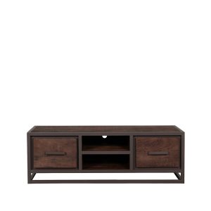 LABEL51 Tv-Meubels Peru - Espresso - Mangohout - 120 cm