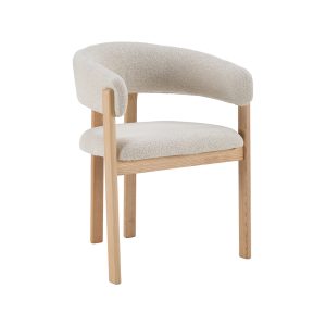 LABEL51 Eetkamerstoel Osaka - Naturel - Geweven - Naturel Houten Frame