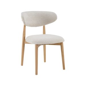 LABEL51 Eetkamerstoel Kyoto - Naturel - Geweven - Naturel Houten Frame