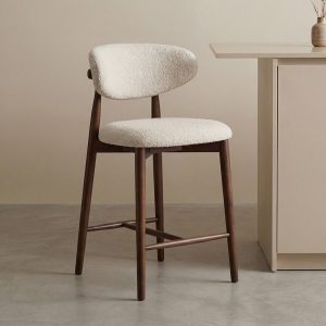 LABEL51 Barkruk Kyoto - Naturel - Superb - Laag
