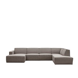 LABEL51 Bank Kay - Mushroom - Boucle - Rechts Voorstaand