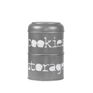 LABEL51 Opbergblik - Antiek grijs - - 17x17x27 cm