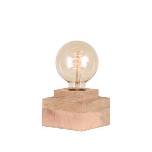 LABEL51 Tafellamp Block - Rough - Mangohout - One Size