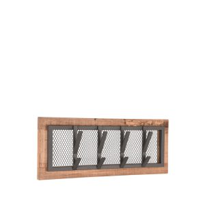 LABEL51 Kapstok Crude - Burned Steel - Metaal - M