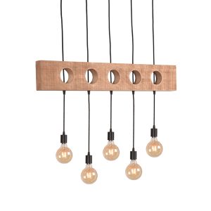 LABEL51 Hanglamp Timber - Zwart - Metaal - SALE