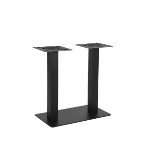 LABEL51 Eetkamertafel Tafelpoot Dubbel - Zwart - Metaal - 72 cm