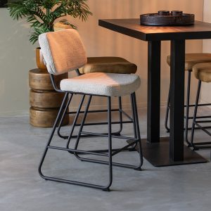 LABEL51 Barkruk Noah - Naturel - - Laag