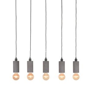 LABEL51 Hanglamp Fresco - Beton - - 5-Lichts