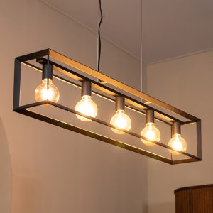 LABEL51 Hanglamp Tetto - Zwart - - 5-Lichts
