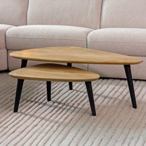 LABEL51 Salontafel Rock - Naturel - Mangohout - 110 cm