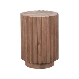 LABEL51 Bijzettafel Novan - Espresso - - 35 cm