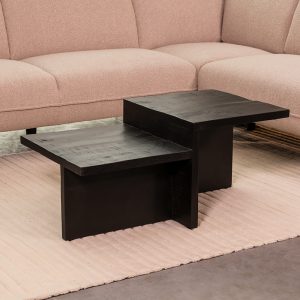 LABEL51 Salontafel Skip - Zwart - - 90 cm