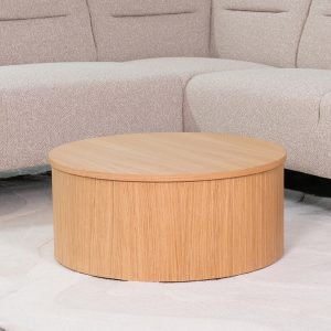 LABEL51 Salontafel Oliva - Naturel - - 70 cm - Rond