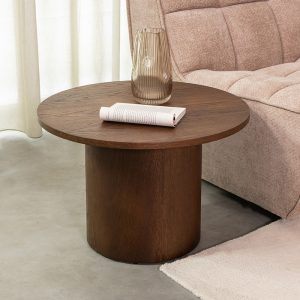 LABEL51 Salontafel Oliva - Walnoot - - 60 cm - Rond