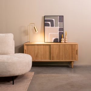 LABEL51 Tv-meubel Jule - Naturel - Eiken - 130 cm