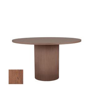 LABEL51 Eetkamertafel Oliva - Walnoot - - 130 cm - Rond